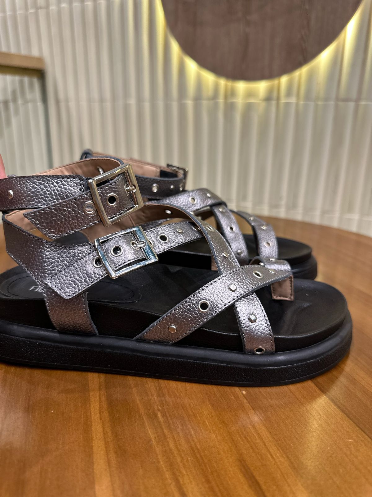 Sandalia Alma Plata